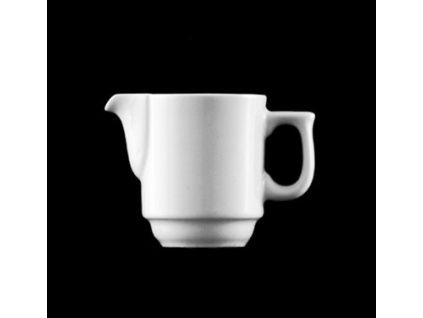 Mlékovka 100 ml, bílý porcelán, Praha, G. Benedikt