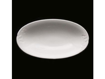 Mísa přílohová24x14 cm, bílý porcelán, Melodie, G. Benedikt