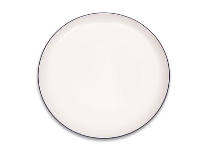 Tom, mísa mělká 30, český porcelán, modrá linka, Thun