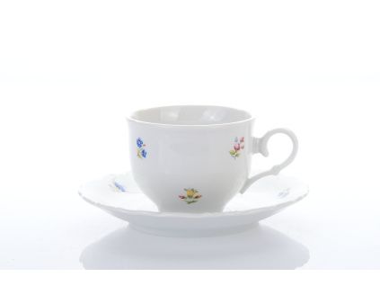 Ophelia, šálek a podšálek, 210 ml, házenka, porcelán, Thun R. Z.