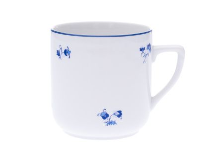 Hrnek Pětka, 400 ml, Český porcelán Dubí, modrá házenka