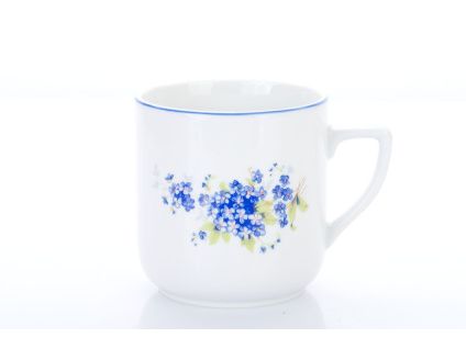 Hrnek Pětka, 400 ml, Český porcelán Dubí, pomněnky