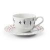 Šálek s podšálkem, český porcelán, 200 ml, Leander, BeFree, červená