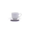 Šálek a podšálek, český porcelán, 270 ml, Opal, bílý, Thun