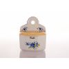 Dóza závěsná s nápisem Cukr, 700 ml, pomněnky, Český porcelán