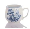 Hrnek Baňák, 300 ml, Český porcelán Dubí, modrý květ