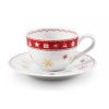 Vánoční porcelán, šálek s podšálkem, 0,20 l, český porcelán, Leander