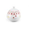 Vánoční porcelán, cukřenka, 0,30 l, český porcelán, Leander