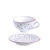 Šálek s podšálkem na čaj, český porcelán, Verona, 250 ml, Franceska, G. Benedikt