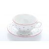 salek cajovy s podsalkem 230 ml Franceska karlovarsky porcelan porcelanovy svet
