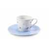 Šálek s podšálkem na espresso, 0,07 l, RoseLine, kvítky, Leander, český porcelán