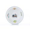 Dětská miska, Praktik, český porcelán, 16 cm, modrý proužek, Thun