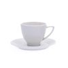 Bílý šálek s podšálkem na espresso, 90 ml, Lea, Thun