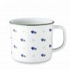 Velký plecháček, porcelán, modré kytičky, 750 ml, G. Benedikt