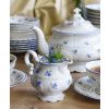 Čajová sada, český porcelán, pomněnky, Leander, 15 d 4