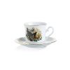 porcelánový šálek s podšálkem, myslivecký a lovecký porcelán, Leander, 200 ml, 11