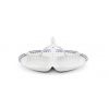 Kabaret trojdílný, 29,5 cm, český porcelán, Hyggeline, modrá, Leander