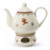 Ohřívač pod konvici, 12 cm, perníčky, český porcelán, Leander