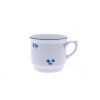 Hrnek Selský, 0,42 l, modrá házenka, Český porcelán, Dubí