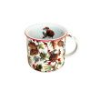 Hrnek Tina, 380 ml, borovicové šišky, porcelán Dubí