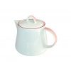 Tom, konvice čajová, český porcelán, 1,3 l, červená linka, Thun