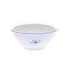 Miska hladká na polévku, 16 cm, pomněnky, porcelán Dubí
