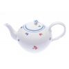 Konvice čajová se sítkem, rakouská házenka, Český porcelán