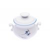 Zapékací hrnek s oušky a víčkem, 0,5 l, husy, porcelán