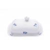 Máslenka, modrá házenka, 250 g, Český porcelán Dubí