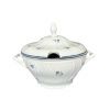 Mísa polévková, 2,5 l, Bernadotte, modré růžičky, porcelán Thun .