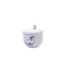Cukřenka s víčkem s výřezem 0,20 l, husy, Český porcelán