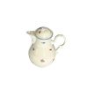 Konvice kávová, 0,90 l, rakouská házenka, slonová kost,Český porcelán