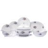 Jídelní souprava, fialky, 25 d., Český porcelán Dubí