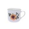 Hrnek Vařák, 0,65 l, Český porcelán Dubí, slunečnice