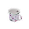 Hrnek Tina, 100 ml, jarní květiny, porcelán Dubí..