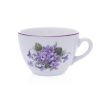 Hrnek Milada, Český porcelán, 380 ml, fialky