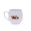 Hrnek Baňák, 300 ml, Český porcelán Dubí, jahody,