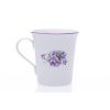 Hrnek Ema, 340 ml, fialky, Český porcelán,