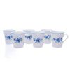 Sada hrnků Ema, 340 ml, pomněnky, 6 ks, Český porcelán