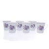 Sada hrnků Ema, 340 ml, fialky, Český porcelán, 6 ks