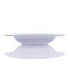 Ella, hluboký talíř, 22 cm, 330 ml, český porcelán, bílá krajka, modrý lem, Thun..