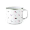 Velký plecháček, porcelán, růžové kytičky, 750 ml, G. Benedikt