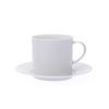 Šálek s podšálkem, 230 ml, Ella, bílý, porcelán Thun