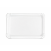 porcelánový tácek, bílý, 24x 16,5 cm, Český porcelán