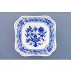 Mísa salátová čtyřhranná vysoká,  21 cm,  cibulák, Český porcelán