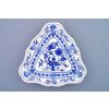 Mísa salátová tříhranná  24 cm,  cibulák, Český porcelán