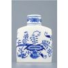 Dóza na čaj s víčkem  12 cm, cibulák, Český porcelán