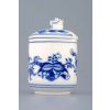 Hořčičník s víčkem s výřezem  0,10 l, cibulák, Český porcelán