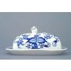 Máslenka hranatá velká - komplet 2 dílná  630 g, cibulák, Český porcelán