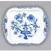 4049 1 podnos aida ctvercovy na noze 30 x 25 cm cibulak cesky porcelan